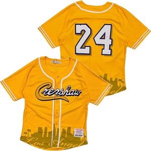 Nipsey Hussle Crenshaw X Kobe Bryant #24 Men's Headgear Classics Baseball Jersey
